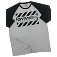 thumbnail image 1 of GYMISH RAGLAN Supreme Workout Gym T-Shirt – Funny Gym Shirt for Men, Fitness & Bodybuilding Tee, 1 of 6