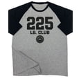 thumbnail image 1 of GYMISH Raglan 225 Club Funny Workout Gym T-Shirt for Men, 1 of 6