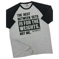 thumbnail image 1 of GYMISH Raglan Rest Between Sets Workout T-Shirt for Men – Funny Gym Shirt, Mens Gym TShirt, Gym Clothes for Men, Athletic Workout Wear, 1 of 6