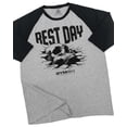 thumbnail image 1 of GYMISH Raglan Rest Day Workout T-Shirt for Men – Funny Gym Shirt, Casual Fitness Tee, Mens Athletic Top, Gym Wear for Lifters, 1 of 6