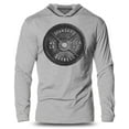 thumbnail image 1 of GYMISH Squat Bench Deadlift Lightweight Long Sleeve Hooded T-Shirt for Men – Athletic Gym Hoodie, Bodybuilding & Powerlifting Shirt, 1 of 4