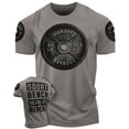 thumbnail image 1 of Gymish Squat Bench Deadlift Workout T-Shirt for Men – Funny Gym Shirt, Men's Gym T-Shirt, Lifting Shirt, Motivational Workout Tee, Gym Wear, Athletic Shirt, Powerlifting Shirt, 1 of 6