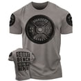 thumbnail image 1 of GYMISH Squat Bench Deadlift Men's Workout T-Shirt – Funny Motivational Gym Tee, Athletic Fit Weightlifting Shirt, 1 of 6