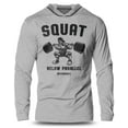 thumbnail image 1 of GYMISH Squat Ver2 Lightweight Long Sleeve Hooded T-Shirt for Men – Funny Gym Hoodie, Workout Shirt, Fitness Apparel, 1 of 4