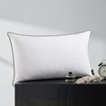 GYMY Luxury Hotel Collection Bed Pillow 2 Pack,Goose Feather Down