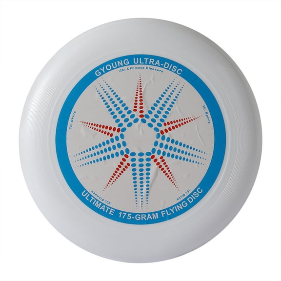 GYOUNG 175g Ultimate Flying Disc - Professional Ultra-Disc with Starburst Design for Beach, Backyard & Outdoor Team Sports
