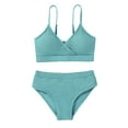 Womens Beach Bikini Cover Up Spaghetti Strap Swimwear Wrap Backless...