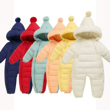 Cute Soft & Warm Hooded Newborn Snowsuit Jumpsuit U2013 Elite Outlet Store
