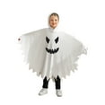 thumbnail image 1 of GYRATEDREAM 0-6T Toddler Kid Baby Girls Boys Halloween Costume White Ghost Cape Cloak Fancy Party Cosplay with Hat, 1 of 8