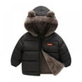 thumbnail image 1 of GYRATEDREAM 1-6T Baby Toddler Boys Girls Winter Jacket Coat Warm Clothes Kids Fashion Hoodie Outerwear, 1 of 2