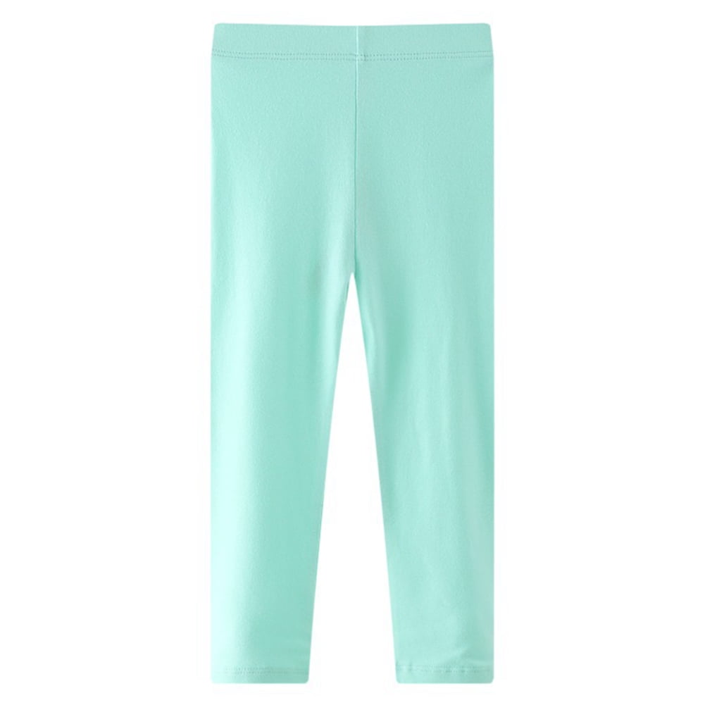 Girls Slim Fit White Legging