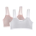 thumbnail image 1 of GYRATEDREAM 2/3 Pack Training Bras for Big Girls And Adolescence Girl Sports Bralettes With Wide Straps 13-18T, 1 of 10