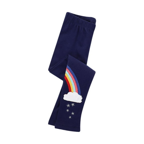GYRATEDREAM 2-7 Years Toddler Girls Basic Cotton Legging Kids Fall And Winter Cartoon Print Stretch Leggings