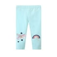 thumbnail image 1 of GYRATEDREAM 2-7T Girls Footless Leggings Cartoon Print Cotton Soft Leggings Stretch Leggings for Girls Toddlers, 1 of 3