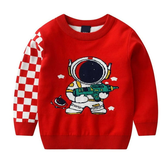 GYRATEDREAM 2-7T Toddler Baby Boy Girl Sweatshirt Long Sleeve Crewneck Pullover Sweater Shirt Fall Winter Clothes