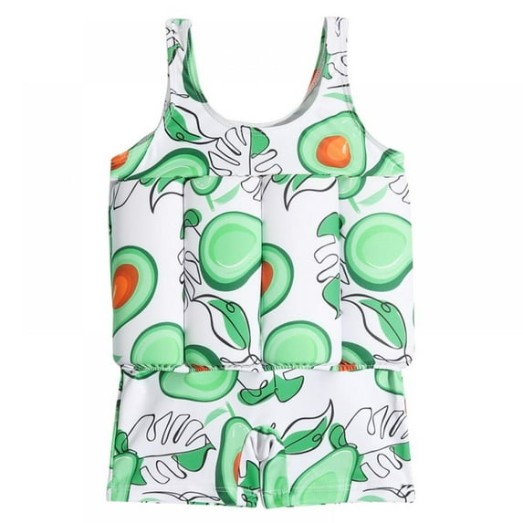 GYRATEDREAM 2-9 Years Kids Boys Girls Floatation Swimsuit Buoyancy Baby Float Suit Swim Vest One Piece Swimwear Bathing Suit