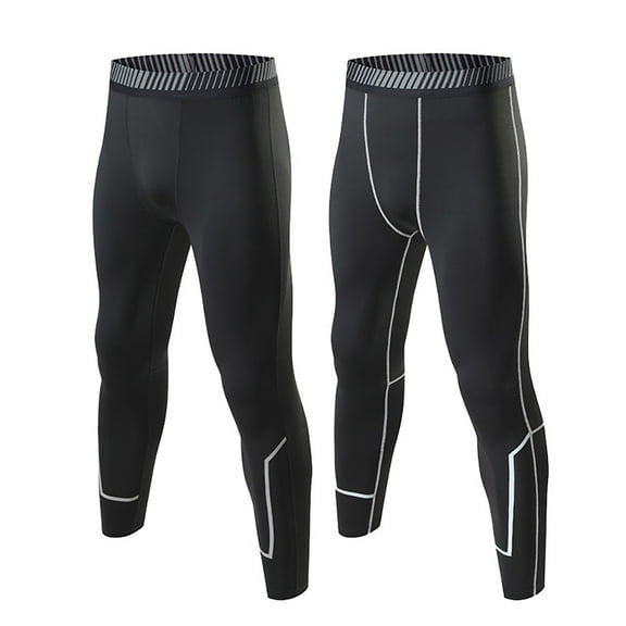 GYRATEDREAM 2 Pack Boys Leggings Quick Dry Youth Compression Pants Sports Tights Basketball Base Layer 5-10T