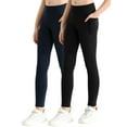 thumbnail image 1 of GYRATEDREAM 2 Pack Girls Leggings with Pockets Girls Yoga Pants Athletic Leggings for Girls Workout Leggings 4-12 Years, 1 of 14