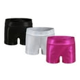 thumbnail image 1 of GYRATEDREAM 3 Pack 3-12Y Girls Gymnastics Shorts Kids Sparkle Dance Athletic Short, 1 of 5