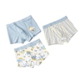 thumbnail image 1 of GYRATEDREAM 3 Pack Boys Kids Soft Cotton Fashion Boxer Briefs Toddler Breathable Underwear 3-11 Years, 1 of 4