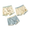 thumbnail image 1 of GYRATEDREAM 3 Pack Boys Kids Soft Cotton Fashion Boxer Briefs Toddler Breathable Underwear 3-11 Years, 1 of 3
