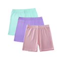 thumbnail image 1 of GYRATEDREAM 3 Pack Girls Bike Cartwheel Shorts Toddler Soft Under Dress Dance Short Kids Breathable Safety Shorts Multi-Color for 5-14Y, 1 of 8