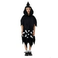 thumbnail image 1 of GYRATEDREAM 4-12T Unisex Ghost Costume Cosplay Hood Robe for Halloween Party Outfit Ghostface, 1 of 5