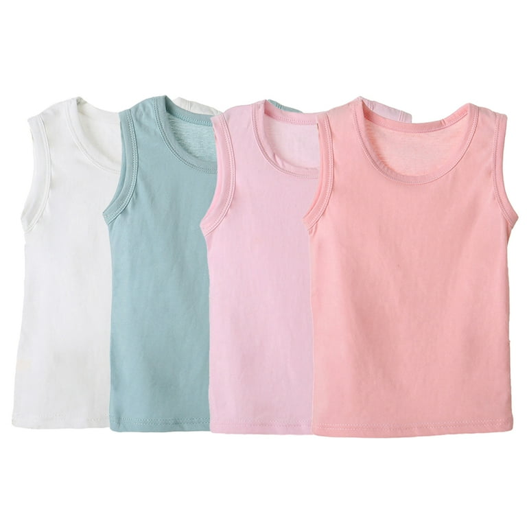 GYRATEDREAM Pack Toddler Tank Top Kids Undershirts Soft