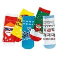 thumbnail image 1 of GYRATEDREAM 5 Pairs Kids Christmas Socks,Fun Novelty Xmas Socks,Kids Warm Socks Winter Crew Socks,Funny Xmas Gifts for 1-12Y Multi-color, 1 of 5