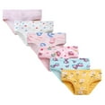thumbnail image 1 of GYRATEDREAM 6 PACK Little Girls Soft Cotton Underwear Breathable Comfort Toddler Girls' Briefs Soft Undies Panties, 1 of 7