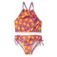 thumbnail image 1 of GYRATEDREAM 7-13Y Child Girls Halter Tankini Side Tie Bikini Bathsuit 2PCS Floral Swimsuit UPF 50+, 1 of 4