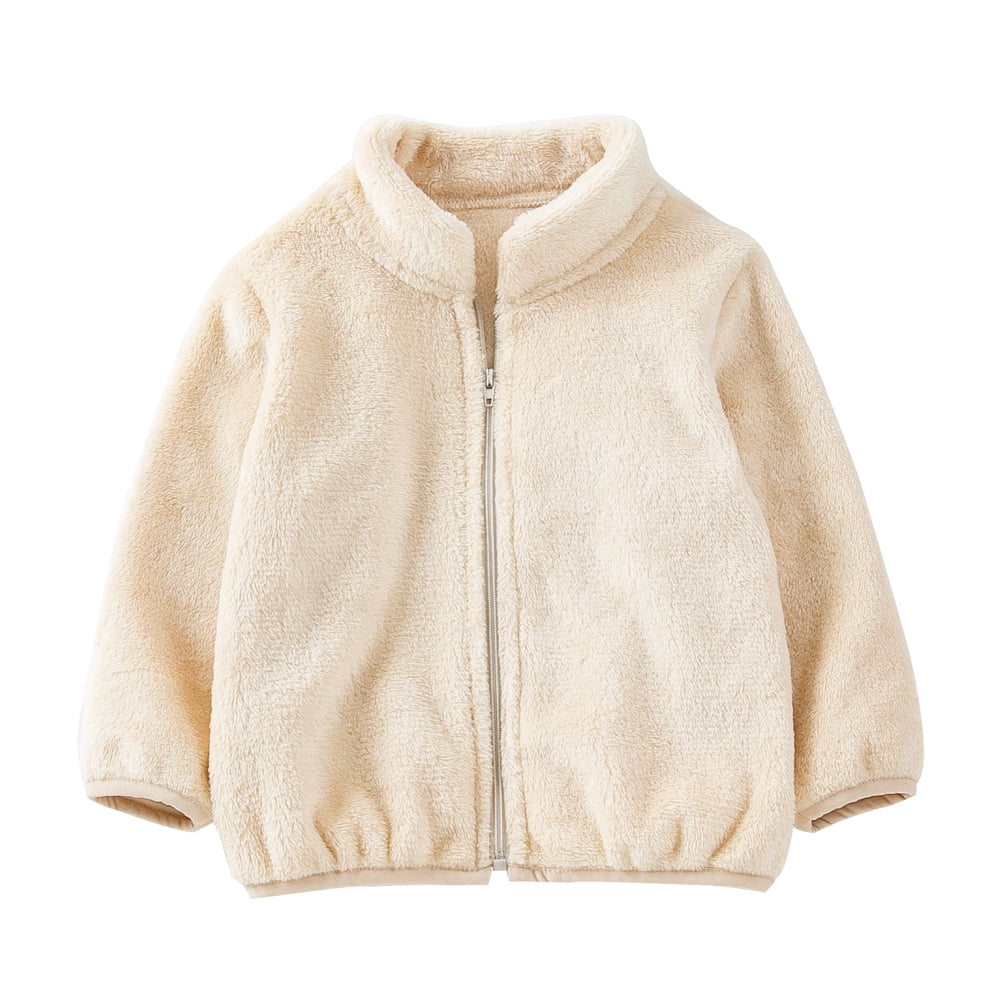 Chevron Fleece-Lined Baby Coat – Warm Winter Jacket (3–36M)