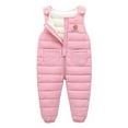 thumbnail image 1 of GYRATEDREAM Baby Boys Girls Snow Pants Fleece Lined Windproof Overall Jumpsuit 6M-5T, 1 of 6