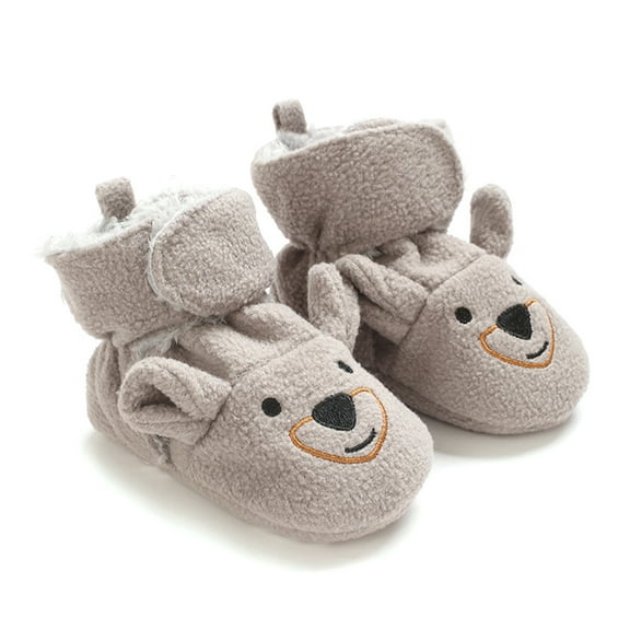 GYRATEDREAM Baby Boys Girls Western Cowboy Boots Infant Moccasins High Top Booties Toddler Soft Sole Non-Slip First Walker Crib Shoes Brown for 0-18 Months