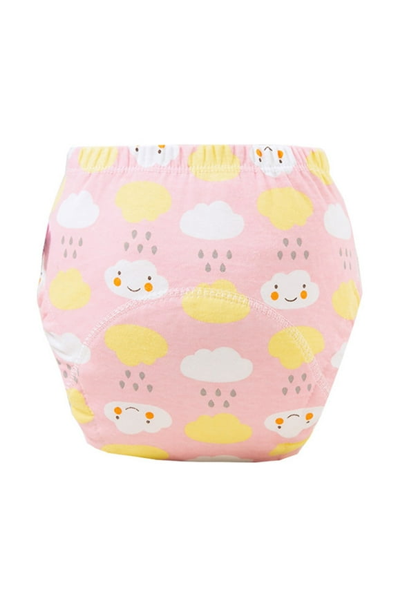 Baby Cotton Training Pants Strong Absorbent Toddler Potty Training Underwear for Baby Girl and Boy 6-15 Months+