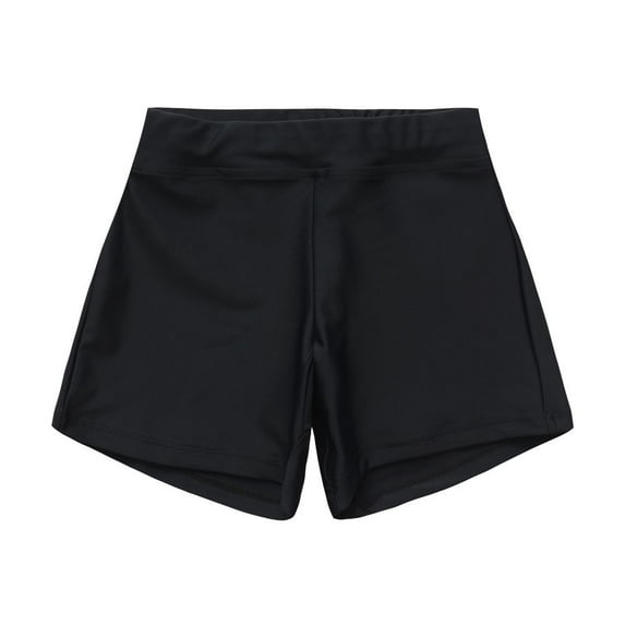 GYRATEDREAM Baby Girls Dance Boxer Shorts Kids Gymnastics Athletics Short Pants Children Breathable Elastic Waist Team Sports Shorts for 4-13 Years