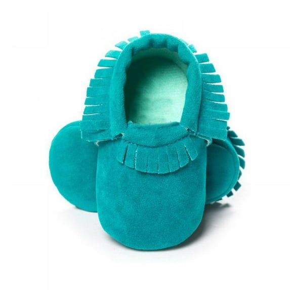 GYRATEDREAM Baby Girls Moccasins Sneakers Soft Sole Tassels Prewalker Anti-Slip Shoes 0-18 Months