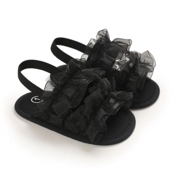 GYRATEDREAM Baby Girls Sandals Soft Sole Summer Shoes Baby Flat Shoes Beach Shoes 0-18 Months