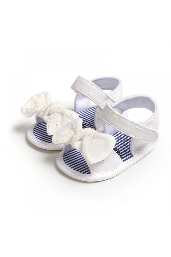 Baby Girls Sandals Summer Shoes Outdoor First Walker Toddler Girls Shoes for Summer 0-18 Months