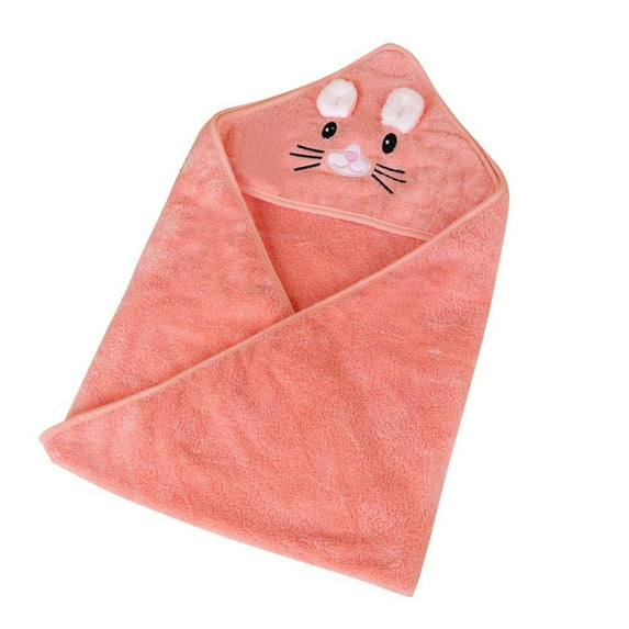 GYRATEDREAM Baby Hooded Towel Baby Bath Towel Infant Beach Towel Bathrobe Absorbent Large Baby Towel Shower Towel Gift for Newborns Infants Orange Kitten