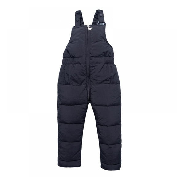 GYRATEDREAM Baby Toddler Boys Girls Winter Warm Snow Pants Zip Up Bib Overalls Adjustable Snowsuit 6 Months- 4 Years