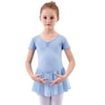 thumbnail image 1 of GYRATEDREAM Ballet Leotard for Girls Dance Skirt Girls Gymnastics Skirted Tutu Dance Dress Gymnastic Skirt for 6-7Y, 1 of 1