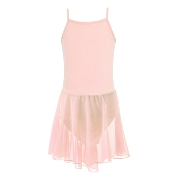 GYRATEDREAM Ballet Leotard for Girls Dance Skirt Girls Gymnastics Skirted Tutu Dance Dress Gymnastic Skirt for 8-9Y
