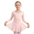 thumbnail image 1 of GYRATEDREAM Ballet Leotards for Girls Long Sleeve Toddler Dance Leotard Outfits with Skirt 3-10T(Little/Big Kid), 1 of 10