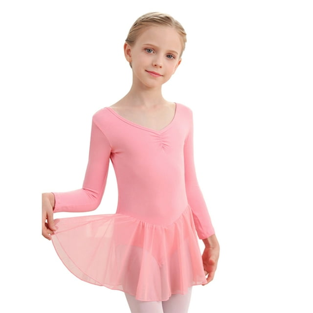 GYRATEDREAM Ballet Leotards for Girls Long Sleeve Toddler Dance Leotard