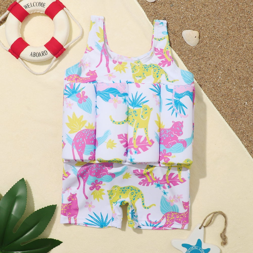 GYRATEDREAM Boy Girl One Piece Buoyancy Vest Swimsuit 26Y Toddler Kids