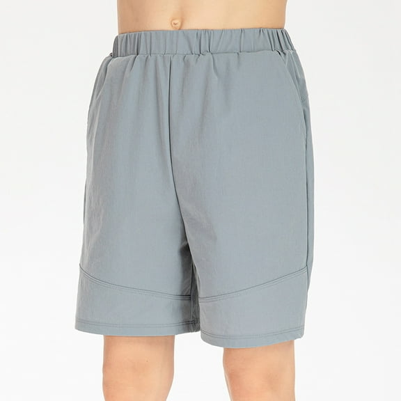 GYRATEDREAM Boy's Athletic Shorts, Kids Quick Dry Active Performance Basketball Running Workout Gym Training Shorts for 8-10 Years