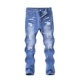 thumbnail image 1 of GYRATEDREAM Boy's Skinny Fit Ripped Destroyed Distressed Fashion Kids Denim Jeans Pants 5-13T, 1 of 9