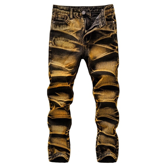GYRATEDREAM Boy's Skinny Fit Ripped Destroyed Distressed Fashion Kids Denim Jeans Pants