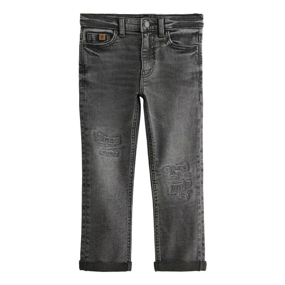 GYRATEDREAM Boys Distressed Jeans, Big Boy & Little Kids Stretch Slim Fit Pants, Ripped Denim Jeans for Boys 2-10 Years